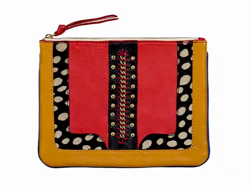 Pochette cuir Songlines - Sophie Cano Paris